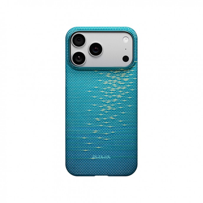Чехол PITAKA Edge Case Lucid Blue для iPhone 17 Pro Max