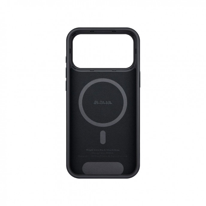 Чехол PITAKA Summa Case 600D Black/Grey (Twill) для iPhone 17 Pro Max