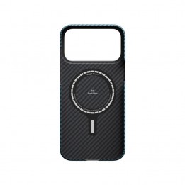 Чехол PITAKA Edge Case 600D Black/Blue (Twill) для iPhone 17 Pro