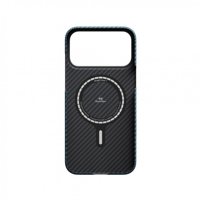 Чехол PITAKA Edge Case 600D Black/Blue (Twill) для iPhone 17 Pro