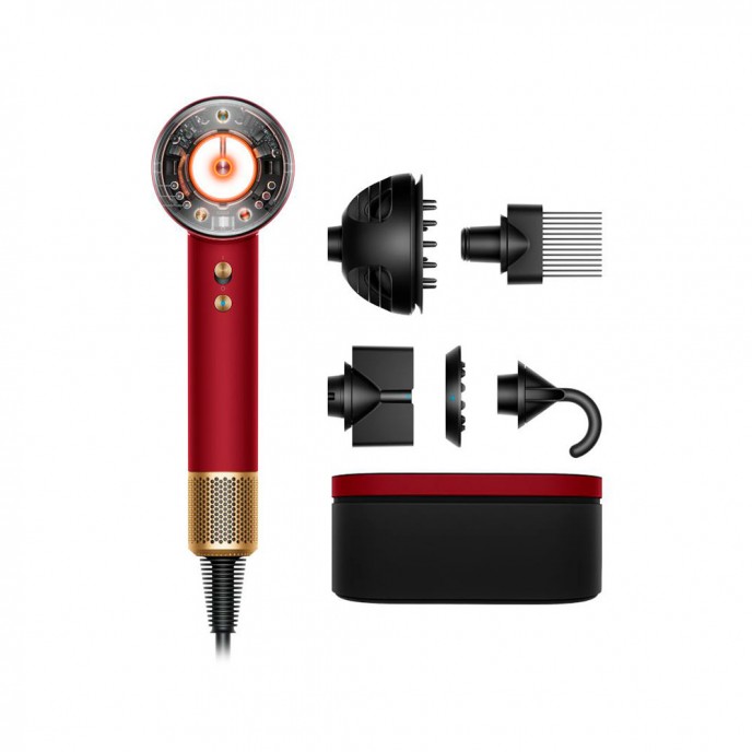 Фен Dyson Supersonic Nural HD16 Red Velvet/Gold