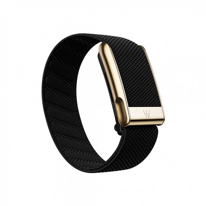 Ремешок WHOOP MG SuperKnit Luxe Band Obsidian with Gold