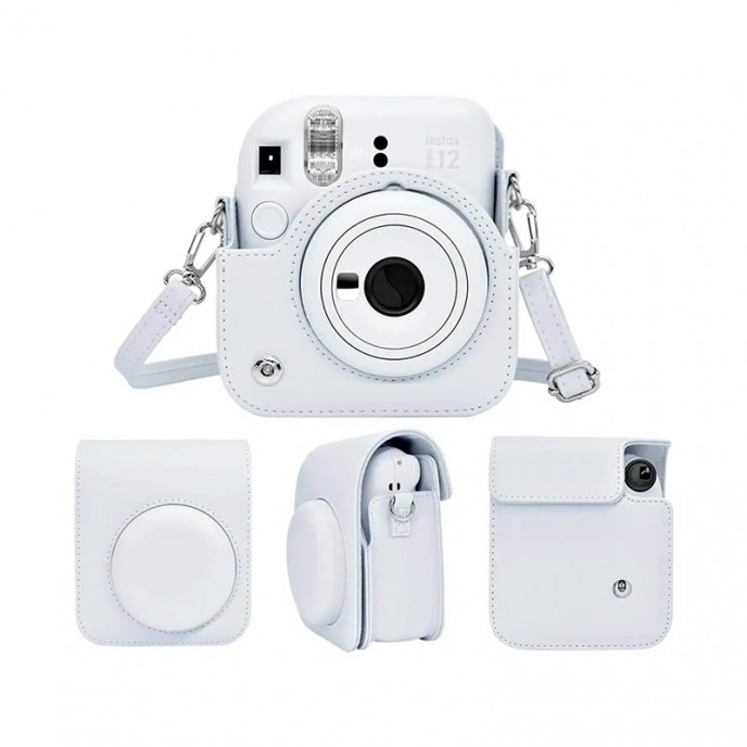Защитный чехол для Instax Mini 12 (белый) Защитный чехол для Instax Mini 12 (белый)