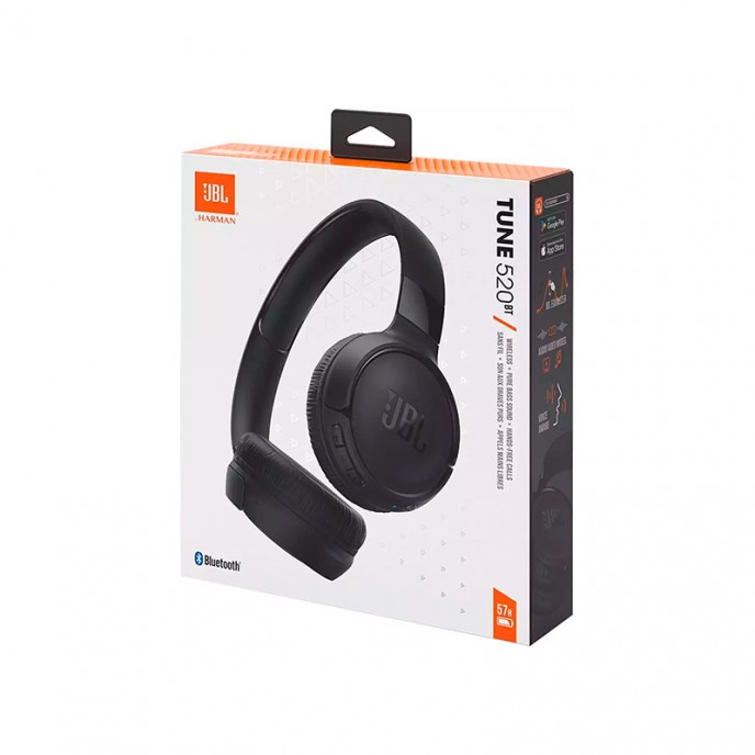 Беспроводные наушники JBL Tune 520BT (Чёрные) Беспроводные наушники JBL Tune 520BT (Чёрные)